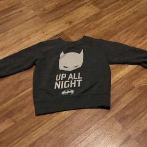 Batman up all night crew neck